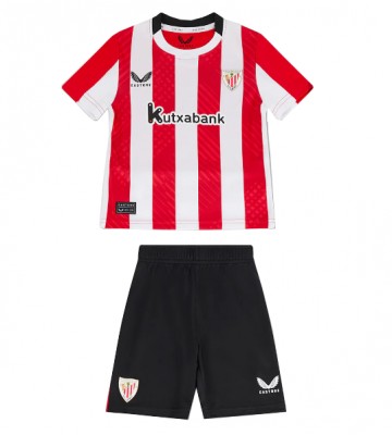 Athletic Bilbao Hemmakläder Barn 2024-25 Kortärmad (+ Korta byxor)